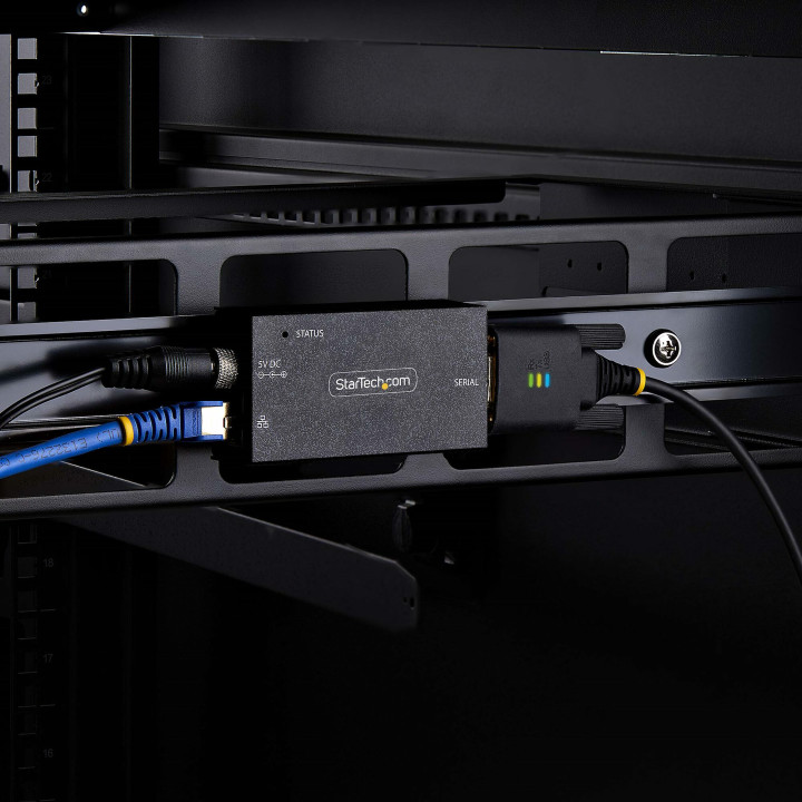 StarTech.com Adaptateur Série vers Ethernet à 1 Port, Serveur de Périphériques Série IP pour Périphériques RS232 Distant