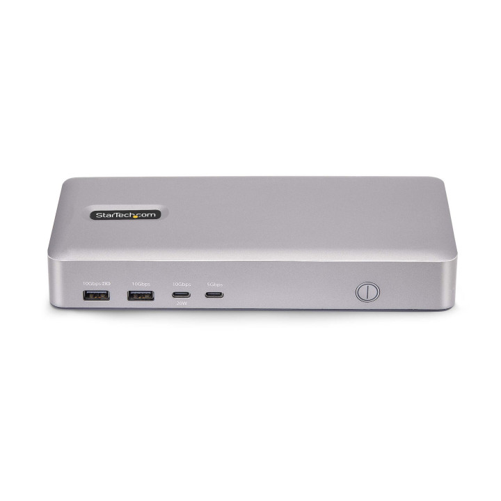 StarTech.com Station d'Accueil USB4 à 2 Écrans, Double HDMI 4K 120 Hz ou Simple HDMI 8K 60 Hz, Recharge de PC 100W, 2,5 GbE, 