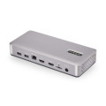 StarTech.com Station d'Accueil USB4 à 2 Écrans, Double HDMI 4K 120 Hz ou Simple HDMI 8K 60 Hz, Recharge de PC 100W, 2,5 GbE, 