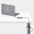 StarTech.com Antivol Universel pour Ordinateur Portable de 2m, Câble de Sécurité Sérialisé pour Ordinateur Portable, Compa