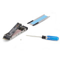 StarTech.com Double Baie M.2 NVMe SSD vers PCIe x8 avec Plateau Amovible, Bifurcation PCIe requise, Installation sans Outils, P