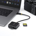 StarTech.com Lecteur de Cartes SD Express USB-C, USB 10Gbps, Lecteur de Cartes Mémoire Portable, Adaptateur USB Type-C vers Se