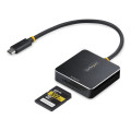 StarTech.com Lecteur de Cartes SD Express USB-C, USB 10Gbps, Lecteur de Cartes Mémoire Portable, Adaptateur USB Type-C vers Se