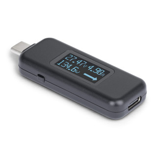 StarTech.com Testeur de Puissance USB-C, Multimètre Numérique, Voltmètre et Ampèremètre Bidirectionnel, Jusqu'à 240W PD E