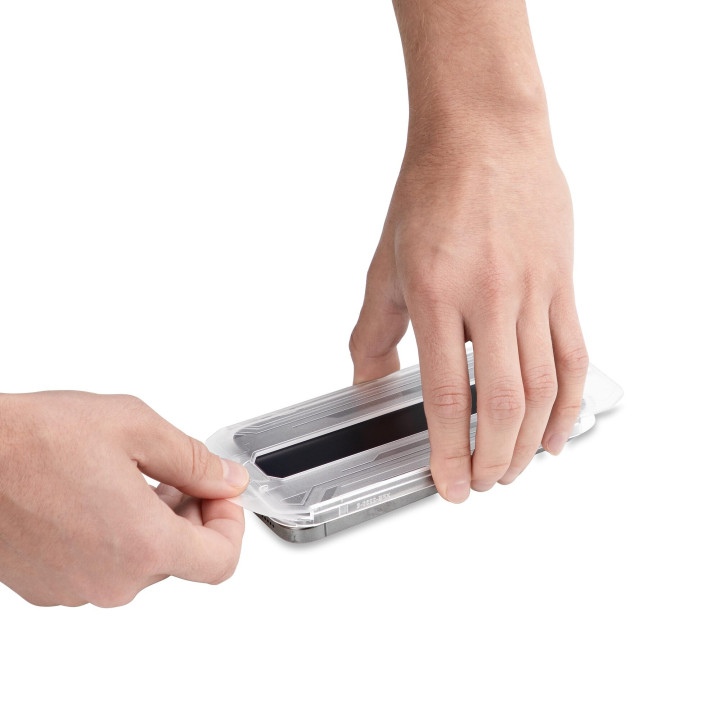 StarTech.com Filtre de Confidentialité 4 Directions pour iPhone 15 Pro, Supporte l'Orientation Portrait/Paysage, Tactile avec 