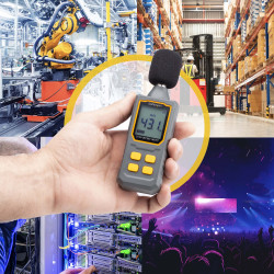 StarTech.com Sonomètre Numérique Portable avec Grand Écran LCD, Lecteur de Niveau de Bruit/Décibel pour Salle de Serveur/Bu