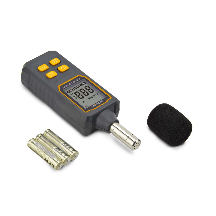 StarTech.com Sonomètre Numérique Portable avec Grand Écran LCD, Lecteur de Niveau de Bruit/Décibel pour Salle de Serveur/Bu