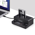 StarTech.com Duplicateur de Disque M.2 NVMe vers 2,5/3,5 » SATA, Clonage/Dock de Disque SSD Autonome à Deux Baies, NVMe vers 