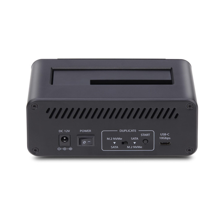 StarTech.com Duplicateur de Disque M.2 NVMe vers 2,5/3,5 » SATA, Clonage/Dock de Disque SSD Autonome à Deux Baies, NVMe vers 