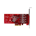 StarTech.com Carte PCIe USB-C 4 Ports, USB 3.2 10 Gbit/s, Carte d'Extension PCI Express USB-C, 4 Contrôleurs USB Indépendants
