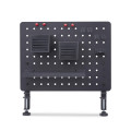 StarTech.com Panneau Perforé à Pinces avec Accessoires, 42 x 32cm, Panneau Perforé en Acier, Organisateur de Rangement de Bu