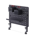 StarTech.com Panneau Perforé à Pinces avec Accessoires, 42 x 32cm, Panneau Perforé en Acier, Organisateur de Rangement de Bu