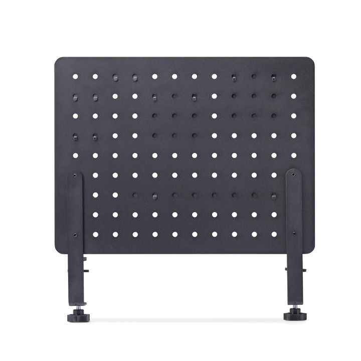 StarTech.com Panneau Perforé à Pinces avec Accessoires, 42 x 32cm, Panneau Perforé en Acier, Organisateur de Rangement de Bu