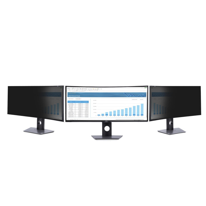 StarTech.com Filtre de Confidentialité pour Écran Incurvé Ultra-Large Dell U3824DW 21:9, Filtre Double Face Mat/Brillant, Pr
