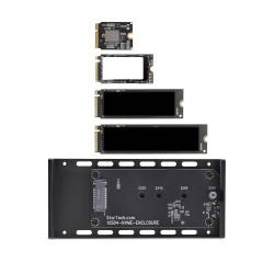 StarTech.com Boîtier SSD NVMe Externe USB-C/Thunderbolt, Boîtier USB4 M.2 NVMe, 40 Gbps, Boîtier Dissipateur Thermique en Al