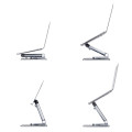 StarTech.com Support Télescopique pour PC Portable, Base Pivotante à 360&deg, Support Rotatif pour Bureau, Hauteur et Inclina