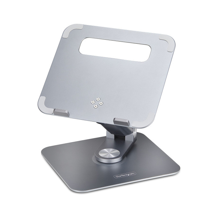 StarTech.com Support Télescopique pour PC Portable, Base Pivotante à 360&deg, Support Rotatif pour Bureau, Hauteur et Inclina
