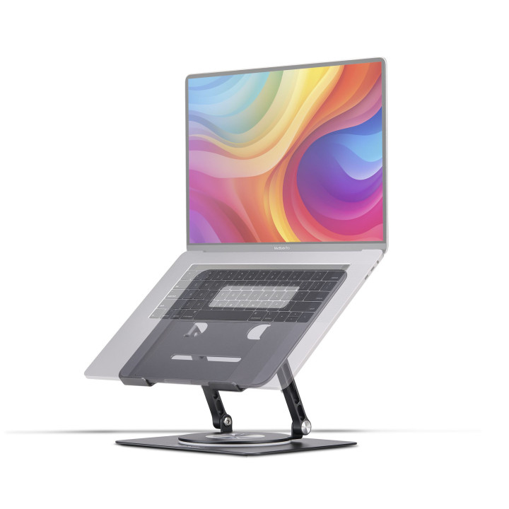 StarTech.com Support Rotatif pour PC Portable, Base Pivotante à 360&deg, Support Rotatif pour Bureau, Hauteur et Inclinaison R