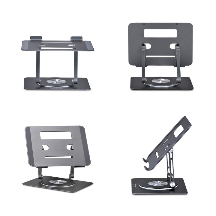 StarTech.com Support Rotatif pour PC Portable, Base Pivotante à 360&deg, Support Rotatif pour Bureau, Hauteur et Inclinaison R