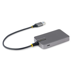 StarTech.com Hub USB-A 4 Ports, 5 Gbps, Alimenté par Bus, Hub USB-A vers 4 Ports USB-A avec Entrée d'Alimentation Auxiliaire 