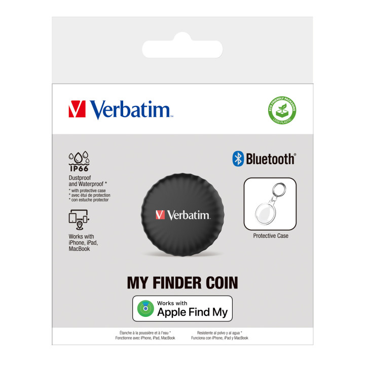 Verbatim 32133 Traqueur GPS et localisateur Personnel Recherche Noir