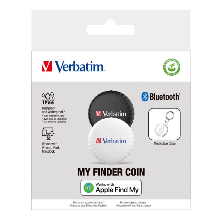 Verbatim 32134 Traqueur GPS et localisateur Personnel Recherche Noir, Blanc