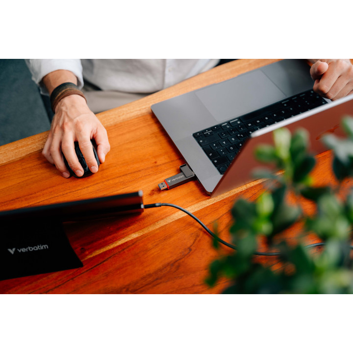 Verbatim Dual QuickStick lecteur USB flash 256 Go USB Type-A / USB Type-C 3.2 Gen 1 (3.1 Gen 1) Gris