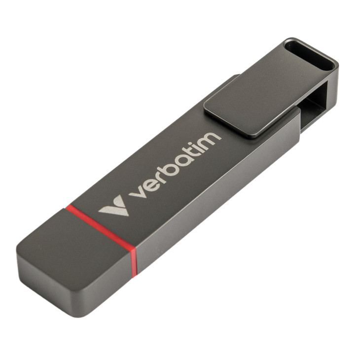 Verbatim Dual QuickStick lecteur USB flash 256 Go USB Type-A / USB Type-C 3.2 Gen 1 (3.1 Gen 1) Gris