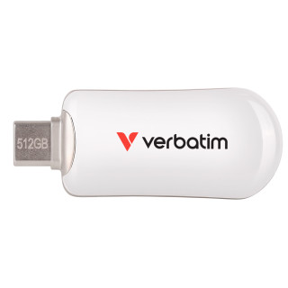 Verbatim 30231 lecteur USB flash 512 Go USB Type-C 3.2 Gen 1 (3.1 Gen 1) Blanc