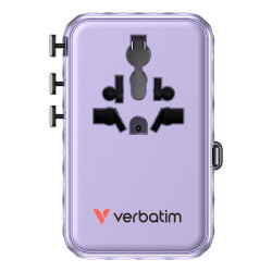 Verbatim 30193 chargeur d'appareils mobiles Universel Violet Secteur Charge rapide Intérieure