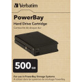 Verbatim PowerBay Hard Drive Cartridge 500GB disque dur externe 500 Go 7200 tr/min 3.5" Noir