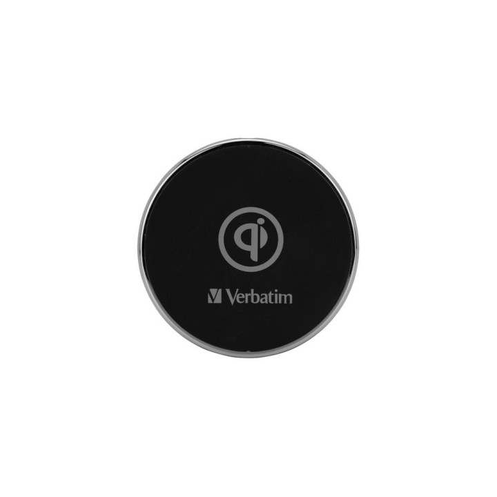 Verbatim 49551 chargeur d'appareils mobiles Téléphone portable Noir USB Recharge sans fil Charge rapide Intérieure
