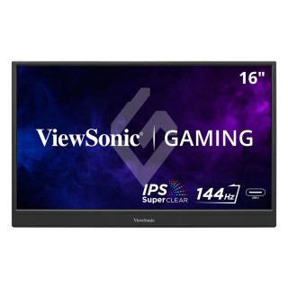 Viewsonic VX1654 téléviseur et moniteur portables Moniteur portable Noir 39,6 cm (15.6") LED 1920 x 1080 pixels