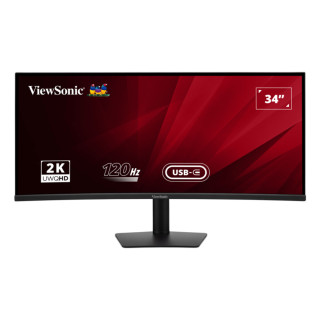 Viewsonic VA VA3420C écran plat de PC 86,4 cm (34") 3440 x 1440 pixels UltraWide Quad HD LED Noir