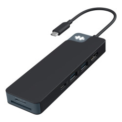 HYPER HD4102BKGL hub & concentrateur USB 3.2 Gen 1 (3.1 Gen 1) Type-C 5000 Mbit/s Noir