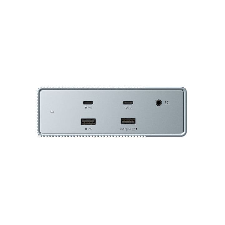 Targus HDG215-EUZ station d'accueil USB 3.2 Gen 2 (3.1 Gen 2) Type-C Argent