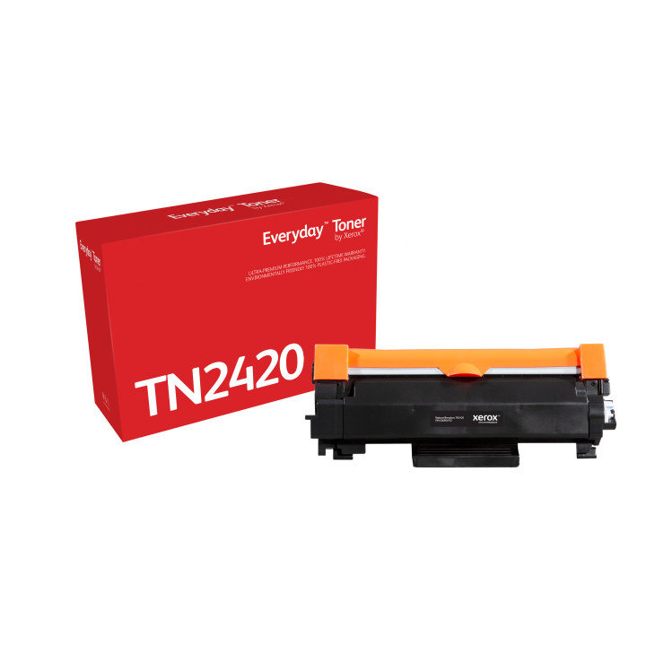Toner Mono Everyday™ de Xerox compatible avec Brother TN2420, Grande capacité