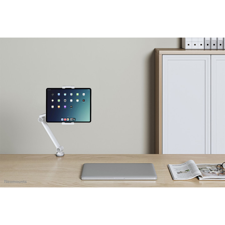 Neomounts DS15-545WH1 Support pour tablette à pince pour bureau 4.7-12.9" - universel - orientable
