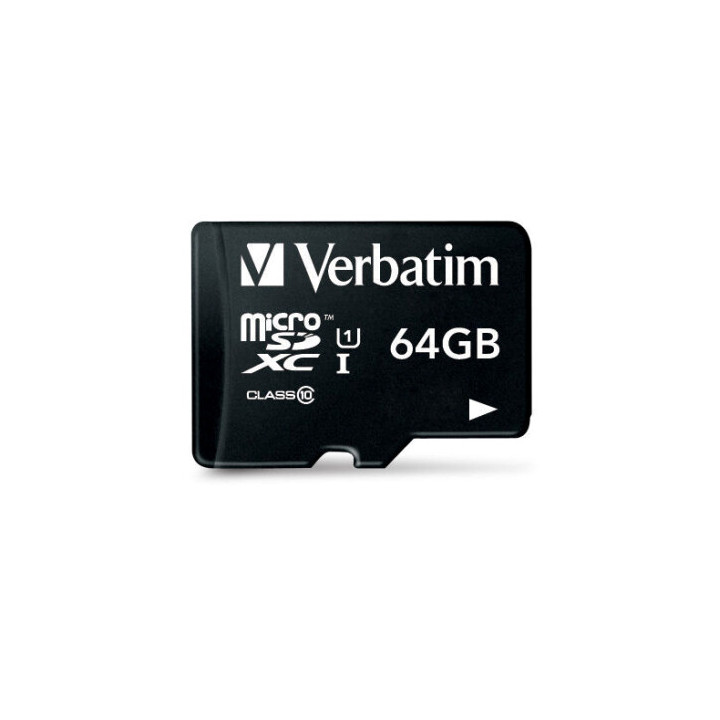 Verbatim 64GB microSDXC 64 Go Classe 10