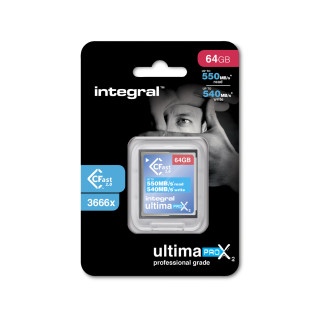 Integral INCFA64G-550/540 mémoire flash 64 Go CFast