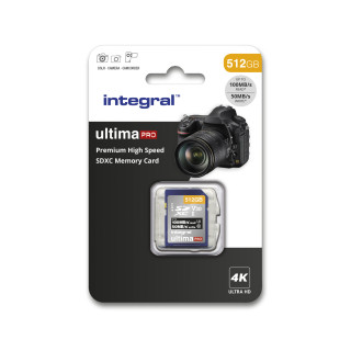 Integral INSDX512G-100/80V30 mémoire flash 512 Go SD UHS-I