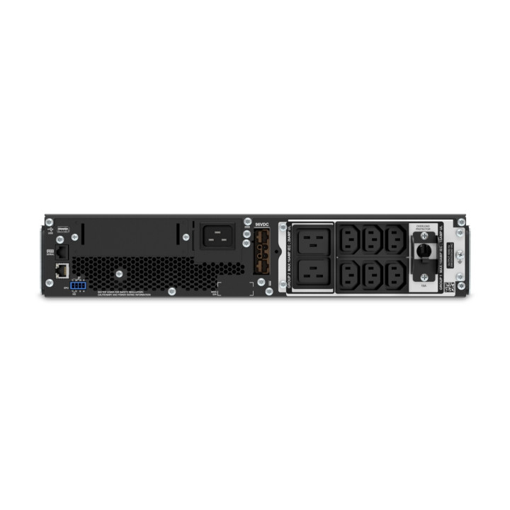 APC SRT3000RMXLW-IEC alimentation d'énergie non interruptible Double-conversion (en ligne) 3 kVA 2700 W 8 sortie(s) CA
