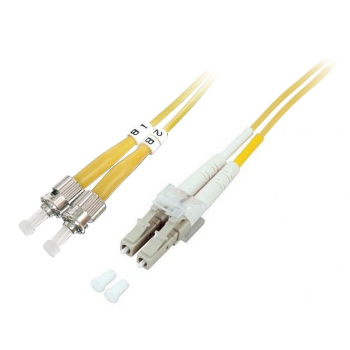 Techly ILWL D9-STLC-050 câble InfiniBand et à fibres optiques 5 m ST LC Jaune