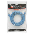 Techly ICOC CCA6U-010-BLT câble de réseau Bleu 1 m Cat6 U/UTP (UTP)