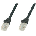 Techly ICOC CCA6U-200-BKT câble de réseau Noir 20 m Cat6 U/UTP (UTP)