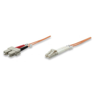 Techly 20m SC/LC 62.5/125 câble InfiniBand et à fibres optiques Orange