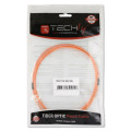Techly 20m ST/LC 62.5/125 câble InfiniBand et à fibres optiques Orange