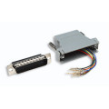Intellinet 200981 changeur de genre de câble DB25, M RJ-45, F Gris
