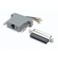 Intellinet 200981 changeur de genre de câble DB25, M RJ-45, F Gris