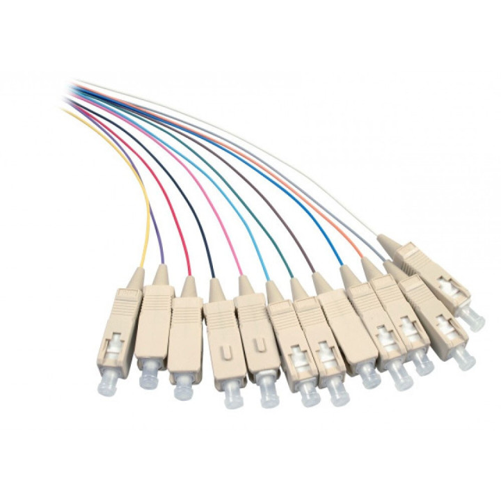 Techly ILWL PG-SC-OM4 câble InfiniBand et à fibres optiques 2 m Multicolore